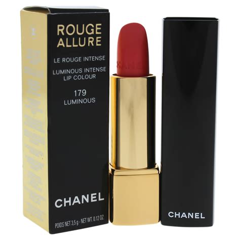 chanel luminous lipstick 179|chanel's red lipstick review.